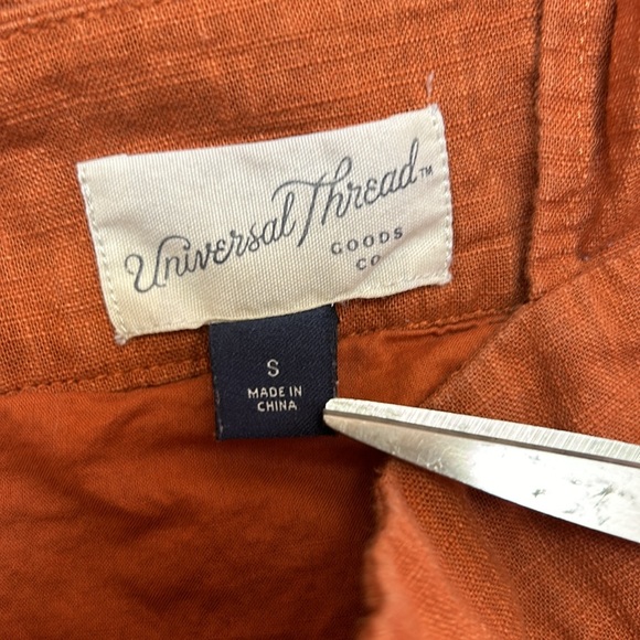 Universal Thread Burnt Orange Dress- size Small - Picture 7 of 10